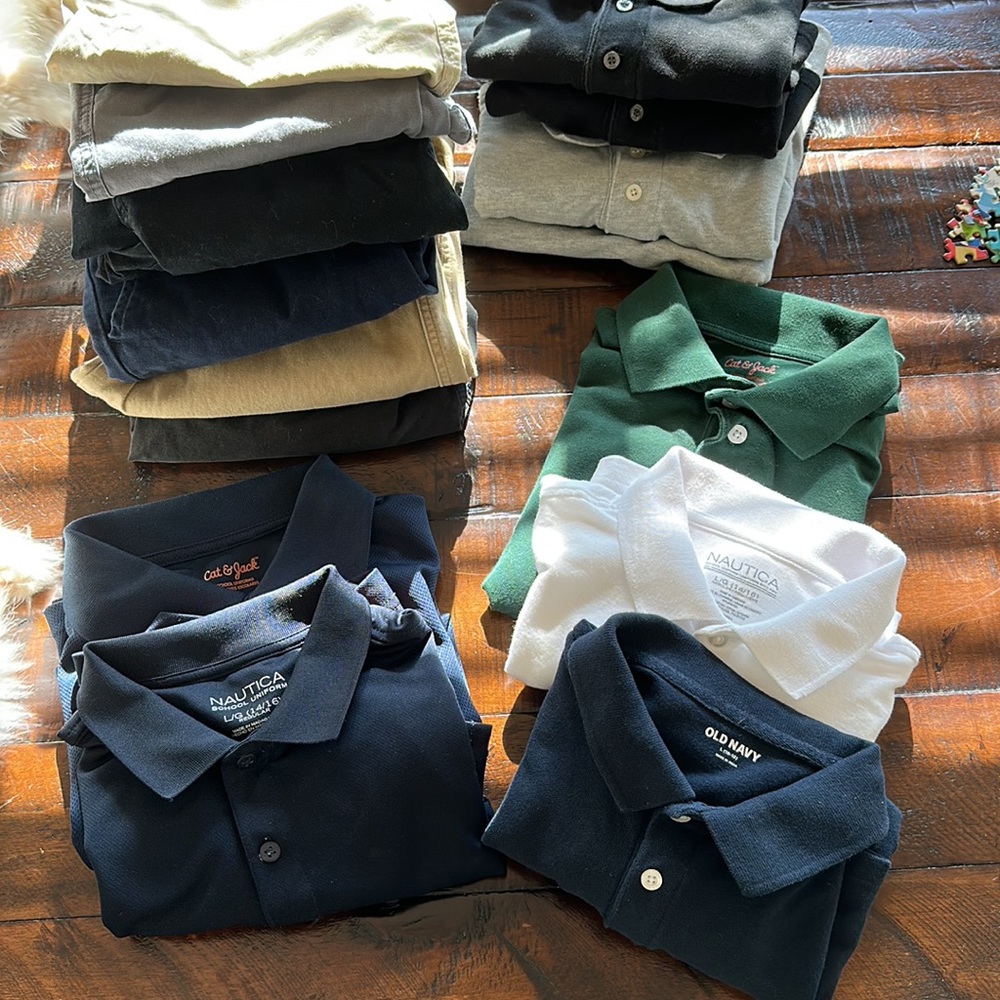 School Uniform Pants and polos
